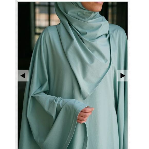Women Islamic Prayer Set Clothes Maxi Lightweight Jersey Standard Size - Picture 3 of 6